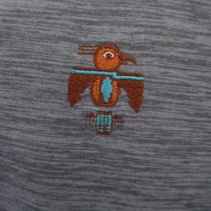 Bermuda Sands Mens S/S "Thunderbird C.C." (CA) Gray Golf Polo Shirt - Size Large